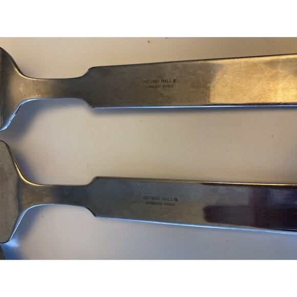OXFORD HALL OXH40 Stainless Flatware 3 Serving Cold Meat Fork Pie Server Spoon - Picture 5 of 9